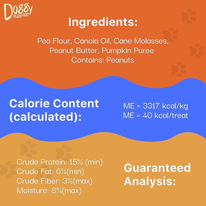 Crunchy Dog Treats – for All Pet Sizes, Breeds – All-Natural Puppy Treat – 100% Human-Grade – Delicious Pet Treat Bones, Snacks for Dogs – Grain-Free Peanut Butter, 16 Oz