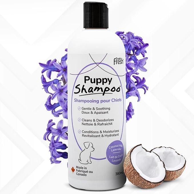 Puppy Shampoo by EnviroFresh, Deshedding Dog Shampoo, Puppy Shampoo for Puppies, Shampoo for Dogs, Natural Dog Shampoo