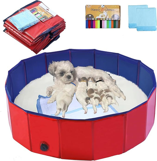 Artilife Dog Whelping Box Pool,Whelping Box for Dogs Birthing,Whelping Pen for Puppies Whelping Supplies