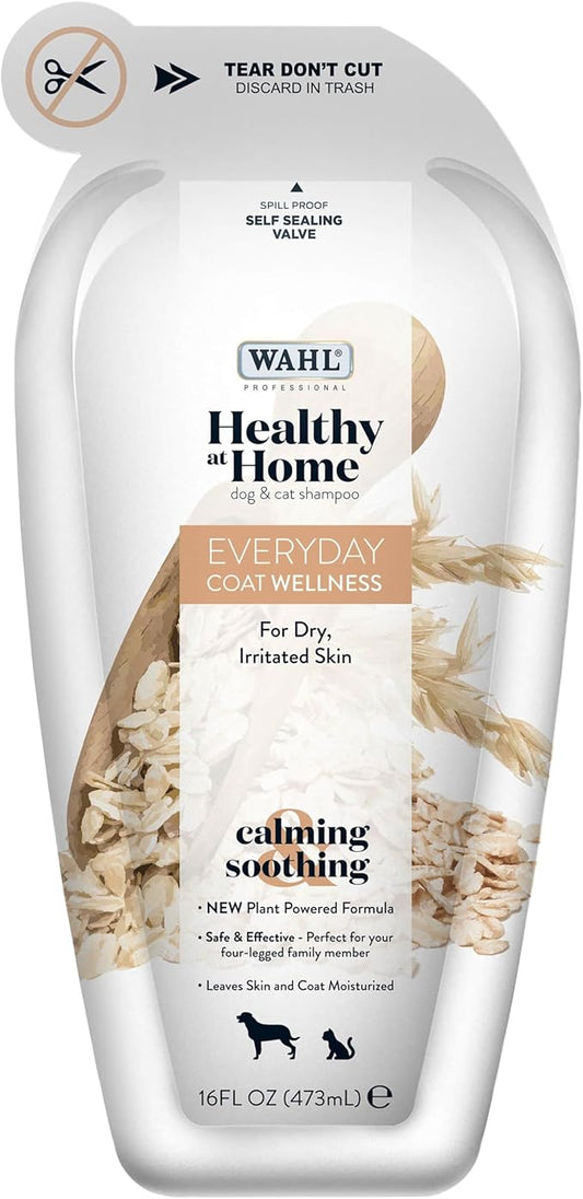 Wahl Professional Animal Healthy at Home Dog Shampoo - Plant Powered Grooming Shampoo - Everyday Coat Wellness
