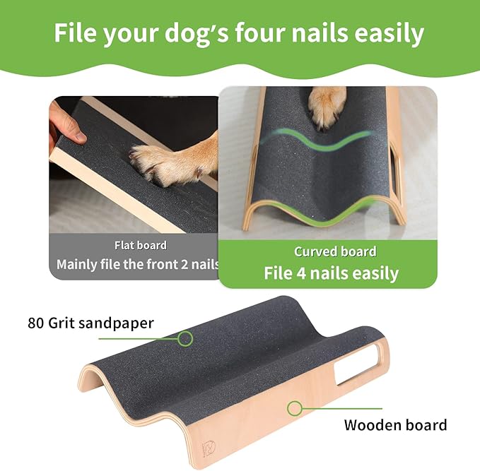 M-Shaped Dog Scratch Pad for Nails, Dog Nail File Toy for Dog Nail Maintenance, Shortened Dog’s Side Nails Easily (L)
