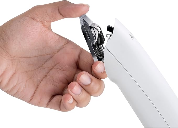 Chris Christensen Artemis Dog Clipper, Cordless Grooming, #10 Blade, Runs Quiet 63 db, Lightweight 0.84 lbs, 4-Hours Run Time Lithuim Ion Battery, Made in Germany, White