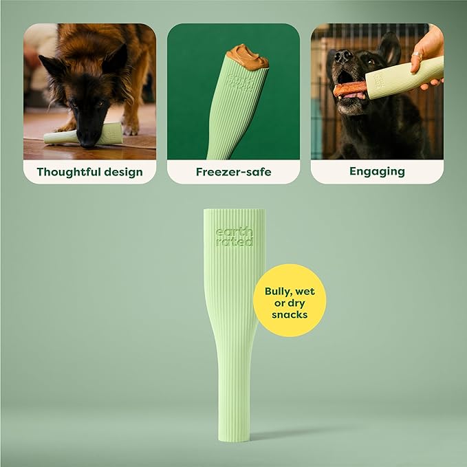 Earth Rated Scrub & Play Bundle - Includes 1 Curly Coat Dog Shampoo & 1 Large Enrichment Toy