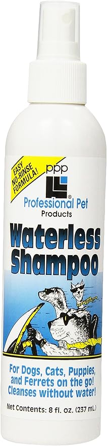 PPP Pet Waterless Shampoo Spray, 8-Once