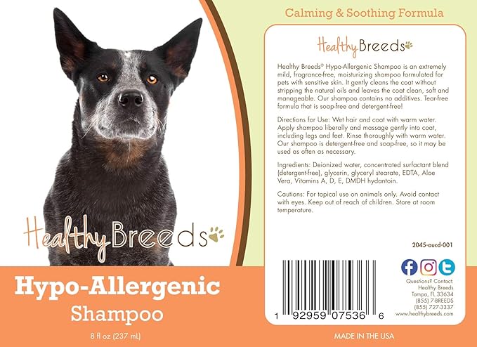 Healthy Breeds Australian Cattle Dog Hypo-Allergenic Shampoo 8 oz