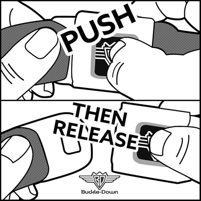 Buckle-Down Dog Collar Seatbelt Buckle X Men Cyclops Utility Strap Blue Gold Black Red 16 to 23 Inches 1.5 Inch Wide, (DC-SB-XMB-WXM040-1.5-M)