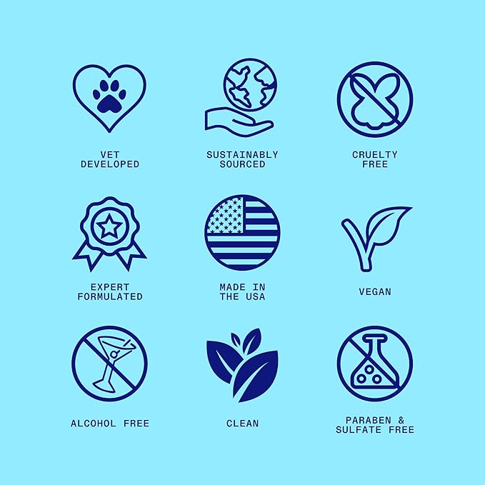 Dirty Dog Beauty Club - Disco Dog Shampoo & Conditioner - Organic Essential Oils, Vet & Scientist Formulated - Clean, Vegan, Paraben & Sulfate-Free - 300 ml (10 oz), Sage Breeze Scent