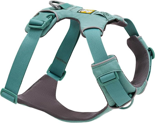Ruffwear, Front Range Dog Harness, Reflective and Padded, No Pull Harness for Training and Everyday, River Rock Green, XX-Small