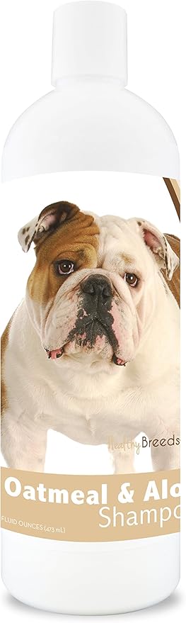 Healthy Breeds Bulldog Oatmeal Shampoo with Aloe 16 oz