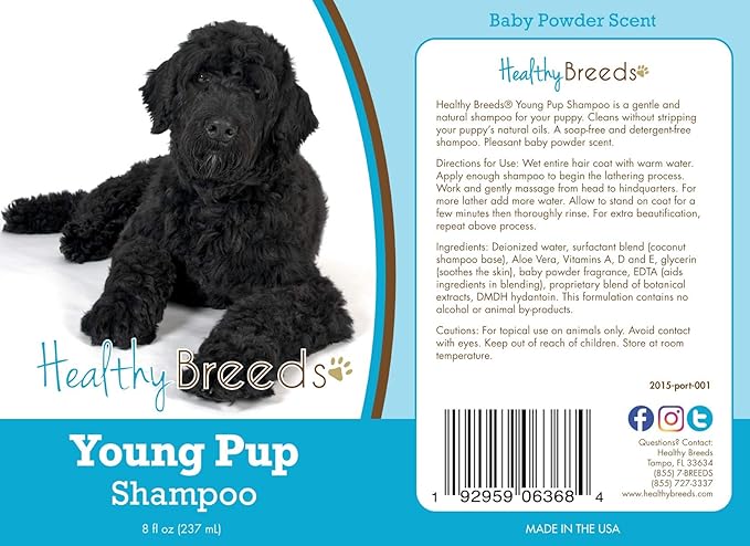 Healthy Breeds Portuguese Water Dog Young Pup Shampoo 8 oz