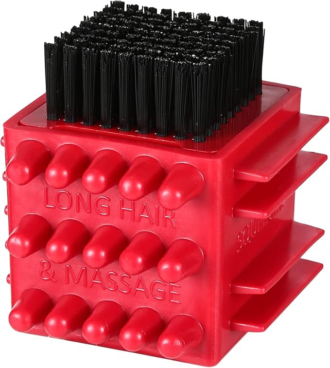 CHI for Pets Multi-Function Grooming Cube: 5-Sided Brush with Removable Bristles, Massage Tool, Paw Cleaner for Small Dogs