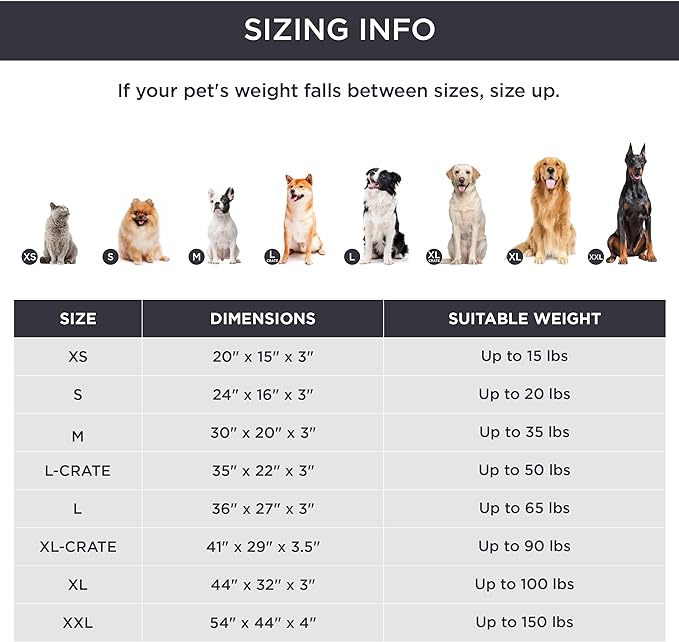 Bedsure Dog Bed for Large Dogs - Big Orthopedic Dog Bed with Removable Washable Cover, Egg Crate Foam Pet Bed Mat, Suitable for Dogs Up to 65 lbs