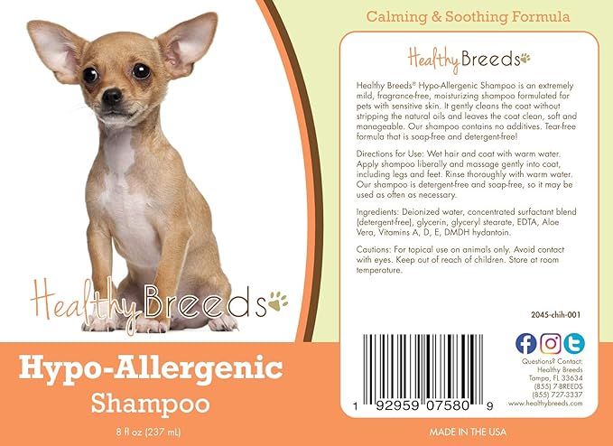 Healthy Breeds Chihuahua Hypo-Allergenic Shampoo 8 oz