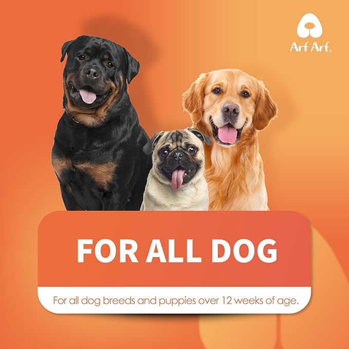 Arf Arf Dog Shampoo Silky & Conditioning, Hydrating Oatmeal Formula, Smooth Coat Wash, Honey-Infused, Pet-Friendly, pet Shampoo and Conditioner, Suitable for All Breeds and Ages - 16oz