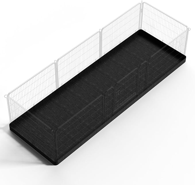 PJYuCien Rectangle Dog Playpen - Stabilizes, Fits 8 Panels, 32"x96" Assembly Size, 600D Oxford Cloth Waterproof Playpen Bottom