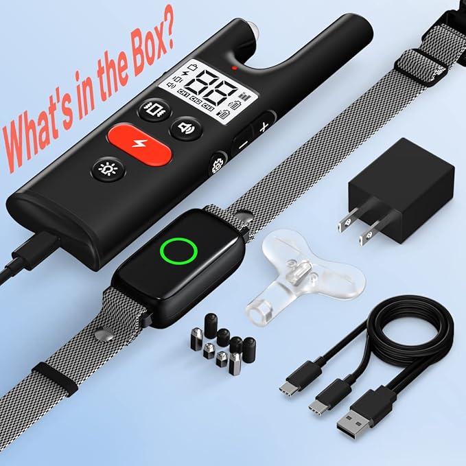 Dog Training Collar with Remote 3300ft Range Waterproof Rechargeable Electric Collar for Small Medium Large Dogs