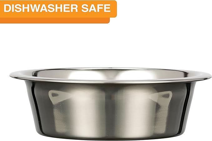 Neater Pet Brands Stainless Steel Slow Feed Dog Bowl for Fast Eating Medium Breed, Metal Slow Feeder Dog Bowl Fits in Medium Neater Feeder Deluxe, for Puppy or Dogs (19-40 lbs), 1 Cup Food Capacity