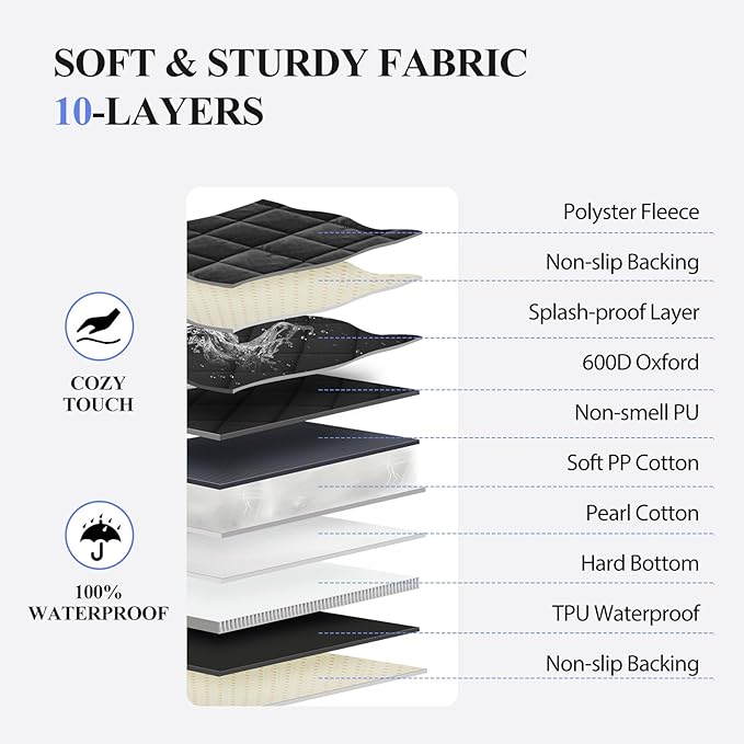 Back Seat Extender for Dogs Truck-with Soft Blanket, Truck Dog Seat Cover Back Seat Hard Bottom Holds 400lbs, Sturdy Pet Seat Covers for Trucks, Waterproof Backseat Dog Hammock for Truck