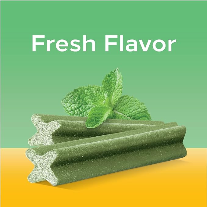 PEDIGREE DENTASTIX Fresh Breath Large Dog Dental Treats Fresh Flavor Dental Bones, 1.46 lb. Pack (28 Treats)