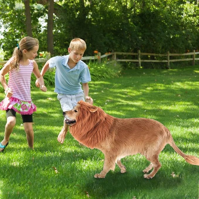 Basting Brush & Dog Lion Mane Constume-Love BBQ, Love Dog