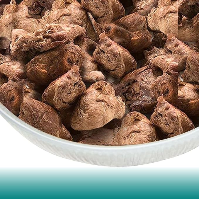 Northwest Naturals Raw Rewards Freeze-Dried Chicken Heart Treats for Dogs and Cats - Bite-Sized Pieces - Healthy, 1 Ingredient, Human Grade Pet Food, Natural - 10 Oz (Pack of 3)