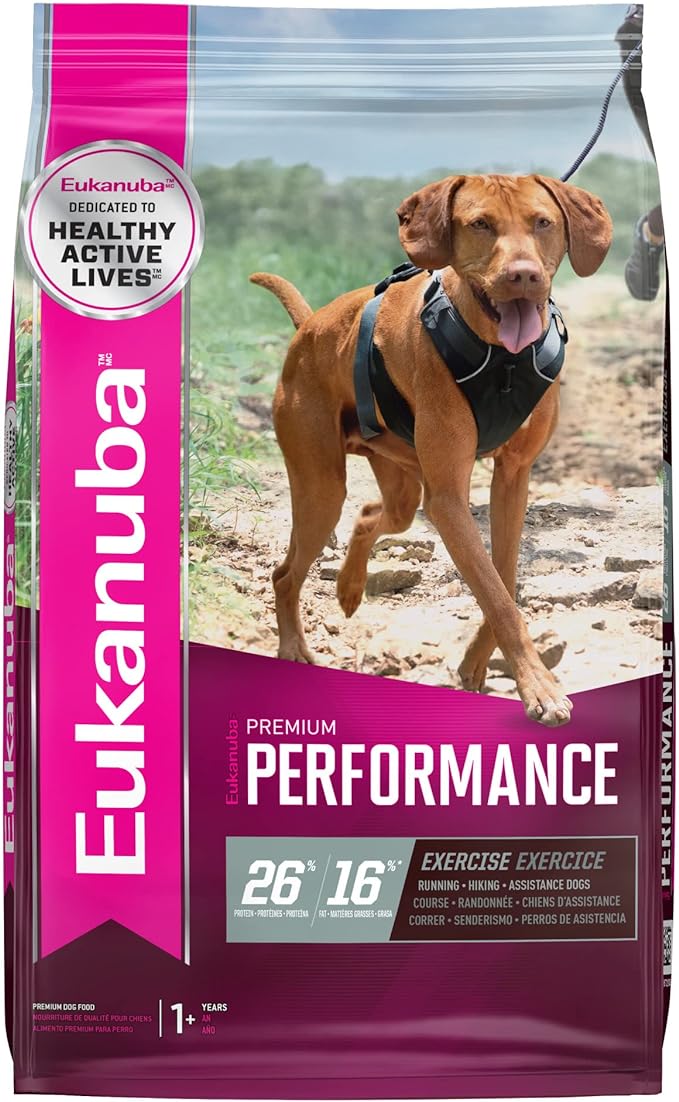 EUKANUBA™ Premium Performance 26/16 Exercise Dry Dog Food, 40 lb
