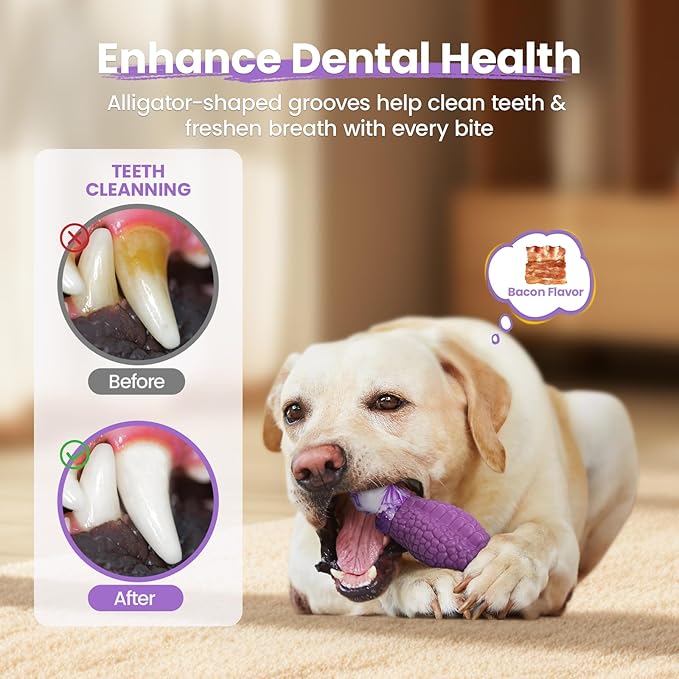 HGB Tough Dog Toys for Aggressive Chewers, Squeaky Indestructible Dog Toy, Dog Toys for Large Dogs, Dog Chew Toys for Aggressive Chewers, Large Dog Toys to Keep Them Busy, Big Dog Toys for Medium Dogs