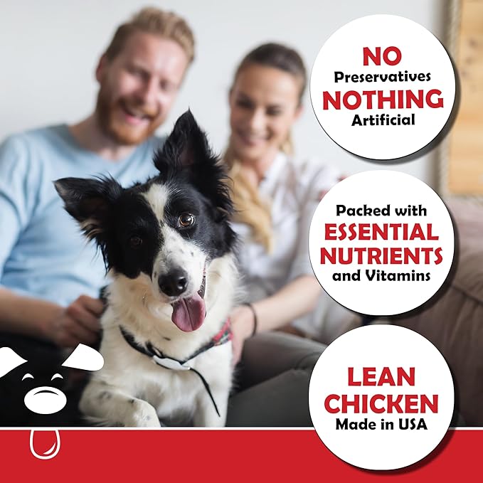 Freeze Dried Chicken Hearts for Dogs - Limited Ingredient Preservative Free High Protein Dog Treats - Raw Single Ingredient Treats for Pets - 3.75oz Bag