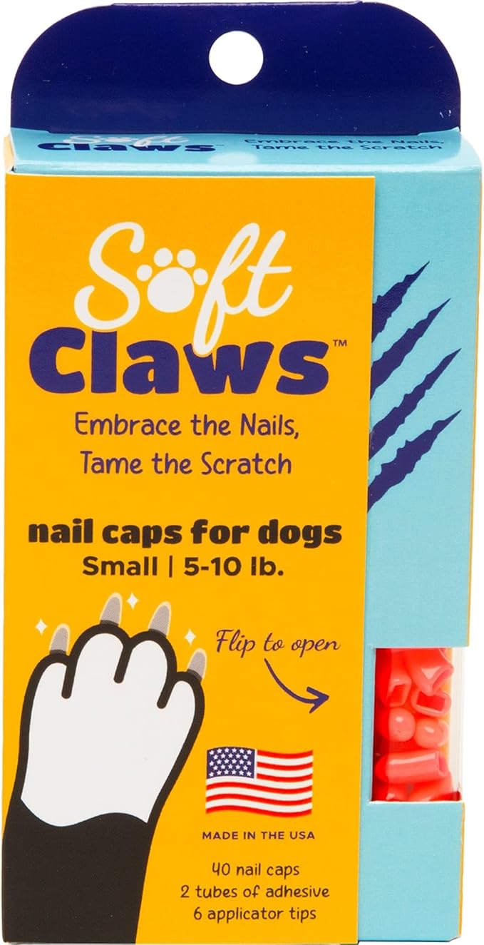 Canine Soft Claws Dog Nail Caps Take Home Kit, Pink