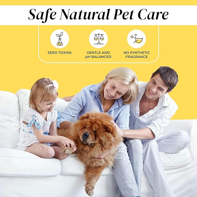 Cleansing Hair and Body Spray for Dogs - 5.1 Fl Oz of Dog Deodorizer, Long Lasting Formula - Everyday Body Spray with Aloe, Lemongrass Oil, and More - Made in The USA