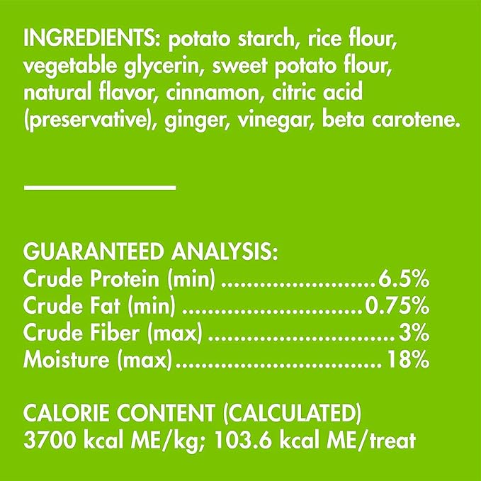 Chewsday Medium Cinnamon Clean Daily Dental Dog Chews, Made in The USA, Natural Highly-Digestible Oral Health Treats for Healthy Gums and Teeth - 14 Count