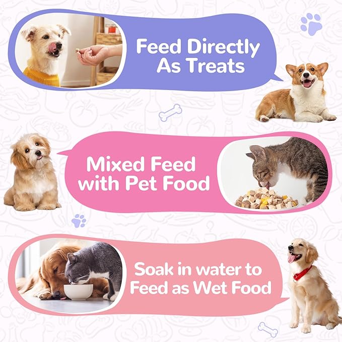 Freeze Dried Duck Liver Cat Treats, Dog Liver Treats, High Protein Snack for Dogs, Cats, Healthy Single Ingredient, Rawhide Free, Grain Free, 4.6 oz