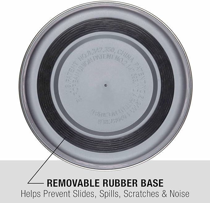 Loving Pets Bella Dog Bowls- Stainless Steel Dog & Cat Bowls - Spill Proof Dog Food Bowl, Cat Bowl, Puppy Essentials & Pet Supplies Great for Home & Travel (Small 10-20 lbs, Blueberry)