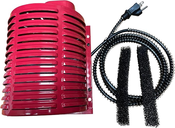 by Akoma Pet Products | 400w Dog House Furnace with 10 Foot Cord | Installs in Minutes | Safe - Dry Heat | Won't Burn Pets