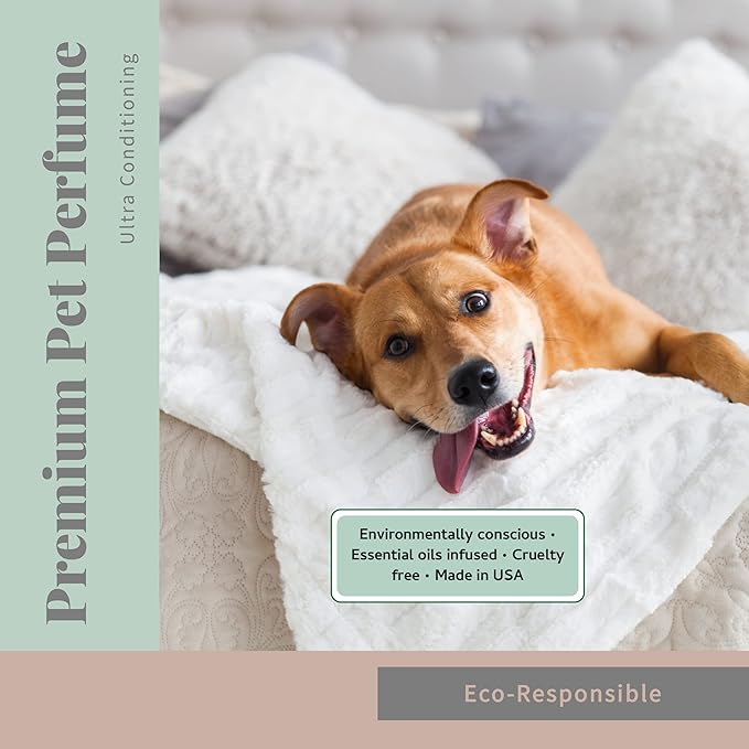 Begley's Pet Cologne and Deodorizer - Premium Essential Oil Dog Perfume Spray Long Lasting and Pet Odor Eliminator - Cat Perfume and Dog Cologne Spray - Peppermint - 4 oz