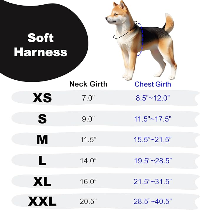 Authentic Puppia Soft Harness, Grey, XX-Large