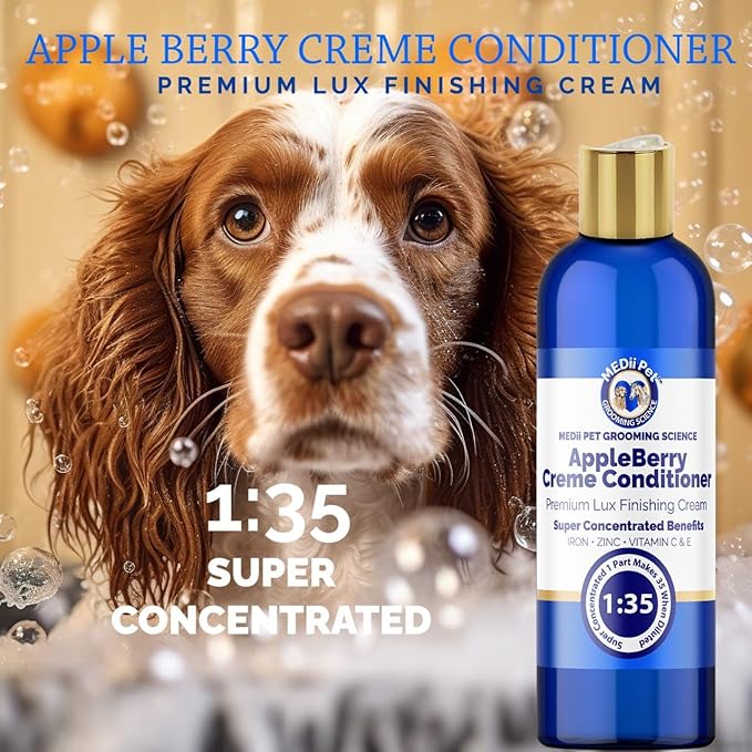 Sensitive Skin Shampoo & Conditioner: 16oz Super Concentrated Hypoallergenic Dog, Cat, Horse Safe. Gentle, no Burning, Puppy Safe Makes 4 gallons When diluted or use Full Strenght