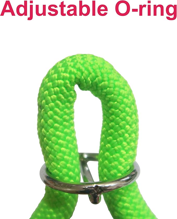 Braided Rope Collar, Pro Training Dog Collar, No Pull Round Martingale Collar, Slip Collar with Slidable Stop Ring - Ideal for Small Dogs (S(1/3") - 16" Long, Light Green)