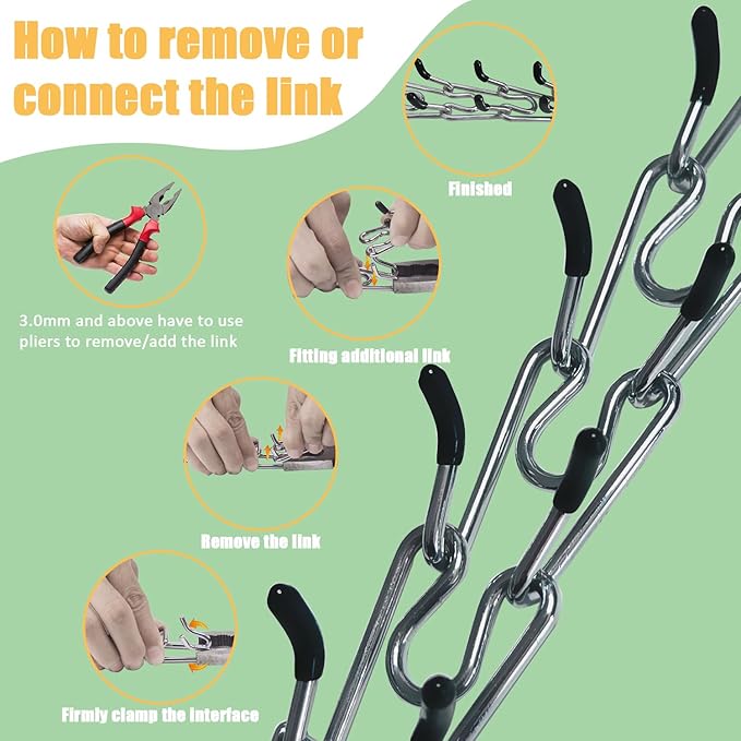 Prong Training Collar for Dogs, Adjustable Dog Pinch Collar with Quick Release Buckle, No Pull Collar for Small Medium Large Dogs, Extra Link and Caps (S (14-17" Neck, 2.25mm), Black)