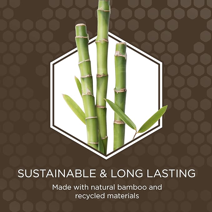 Burt's Bees for Pets Palm Slicker Brush - Recycled Bamboo Dog and Puppy Grooming Tool, Pet Hair Brush and Comb