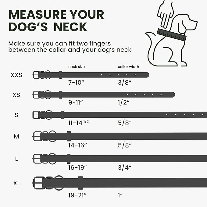 BRONZEDOG Rolled Leather Dog Collar with QR ID Tag Adjustable Soft Round Collars for Small Medium Large Dogs Puppy Cat (Black Night, 11-14 1/2 inch)…