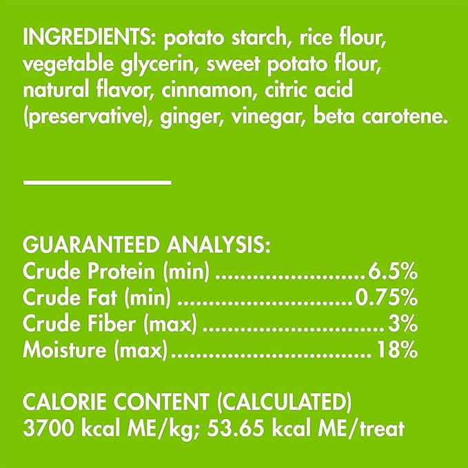 Chewsday Small Cinnamon Clean Daily Dental Dog Chews, Made in The USA, Natural Highly-Digestible Oral Health Treats for Healthy Gums and Teeth - 28 Count