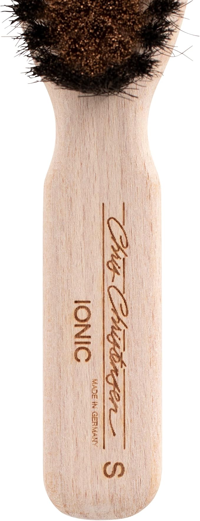 Chris Christensen Original Ionic Boar/Brass Dog Brush, Groom Like a Professional, Boar/Brass Bristles, Beech Wood Handle, Distributes Natural Oils Making for a Healthy Coat