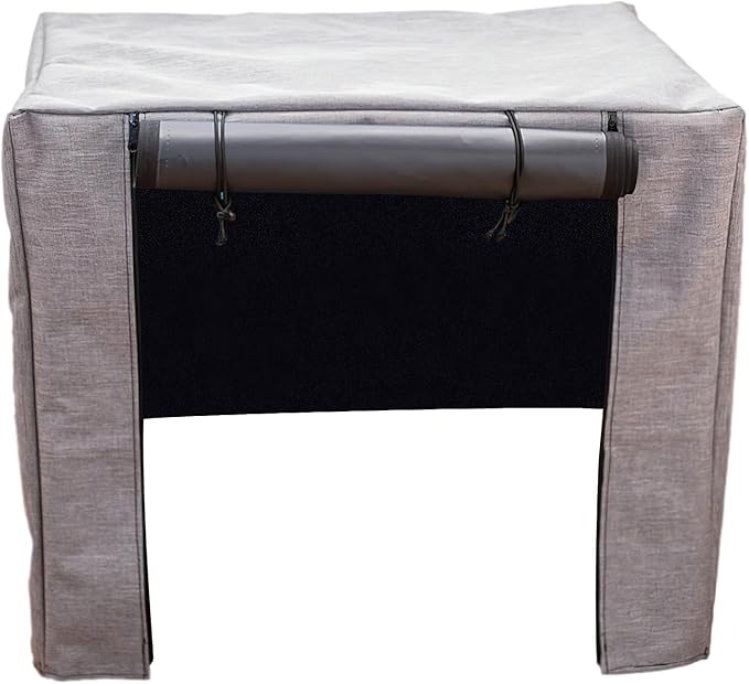 Dog Crate Cover Waterpoof Grey Pet Kennel Covers for Puppy Cat Indoor Outdoor Fit for 1 Door Wire Crate, 49.21x37.40x43.31 Inch