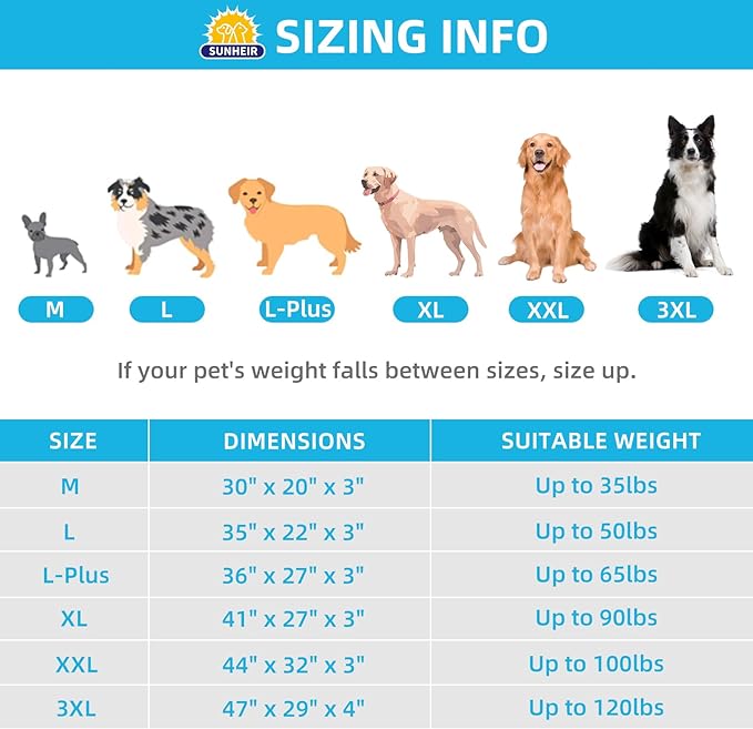 Orthopedic Dog Bed for Large Dogs and Extra Large Dogs, XL Dog Bed with Removable Waterproof Cover and Machine Washable Dog Bed, Pet Bed Mat Egg-Crate Foam, L-Plus(36"X27"X3"), Grey