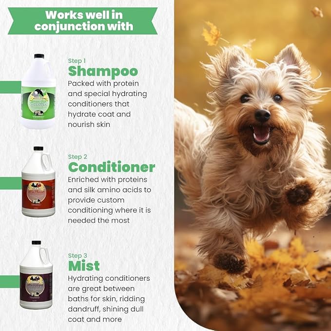 Best Shot Lemon-Aid Oatmeal Wash, Pet Shampoo for Dogs, Cats, and Horses, Ideal Pet Grooming Supplies, 16 Oz.