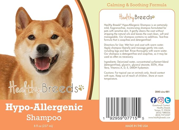Healthy Breeds Shiba Inu Hypo-Allergenic Shampoo 8 oz