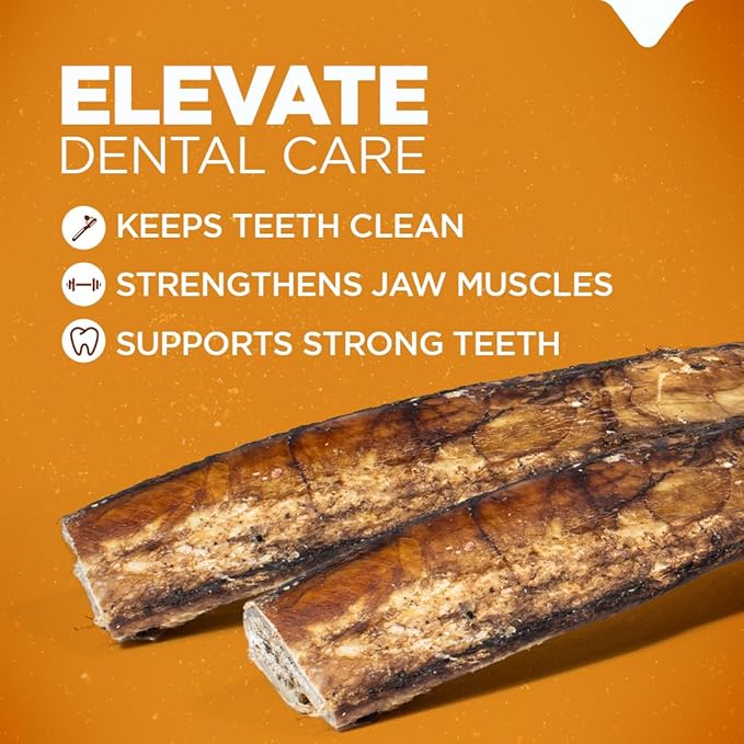 Natural Farm Rib Bones for Dogs (9-10 Inch, 8 Pack) - Beef Ribs for Dogs, Farm-Raised Cattle - Slow-Roasted Flavor Treats, Promotes Dental Health, Great for Medium and Large Dogs