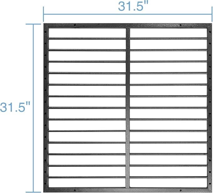 Dog Playpen - 32" Height Dog Pen, Heavy Duty Puppy Pen with Door, Safe & Sturdy, Easy Assemble for Indoor/Outdoor Pet Playpen (2 Panels, Grey)