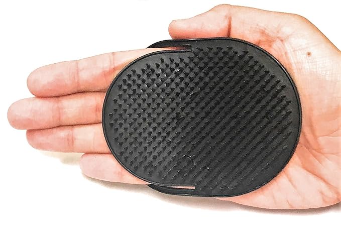 G.B.S Scalp Massager Hair Remover Comb for Dog & Cat, Black, Pack of 2